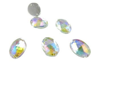 Kamienie do przyszycia opal-owal 10x14mm (10szt)