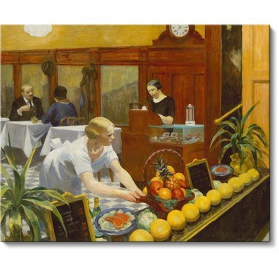 Edward Hopper - Tables for Ladies, 124x100 cm