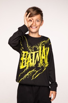 T-shirt Chłopięcy 146 Batman czarny Mokida