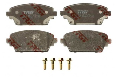 Trw гальмівні колодки ham. nissan перед almera фото №1