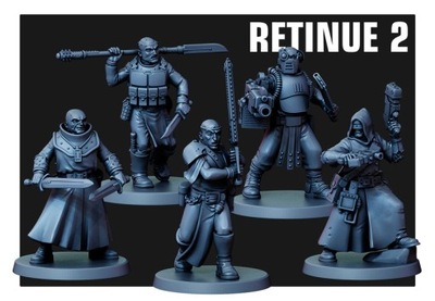 INTERROGATOR RETINUE 2 x5 Red Pilgrim Miniatures