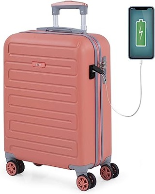 Sztywna walizka podróżna 4 podwójne kółka SKPAT