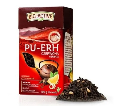 Big-Active - Pu-Erh - Herbata czerwona o smaku cyt