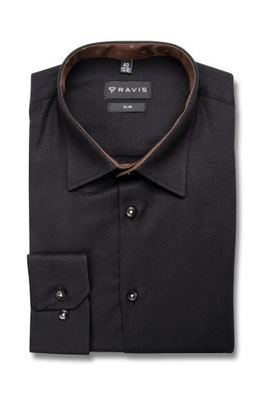 koszula męska elegancka czarna Travis