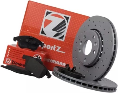 Zimmermann гальмівні диски+ гальмівні колодки p renault latitude 296mm фото №1