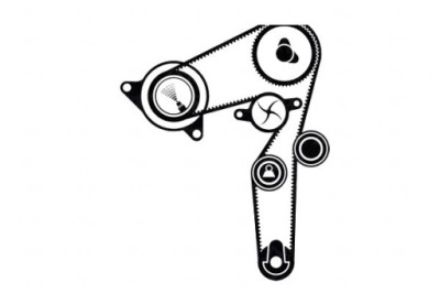 Skf набор распределительного вала насос alfa romeo 147 1.9 jtd фото №1