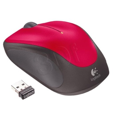 Mysz Logitech M235 910002496 (optyczna; 1000 DPI; kolor czerwony)