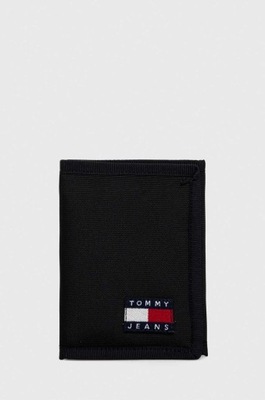 Tommy Jeans portfel męski kolor czarny AM0AM12083