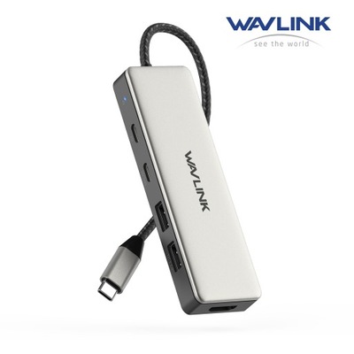 WAVLINK USB C Hub 5 w 1 Typ C do 4K HDMI Adapter wieloportowy
