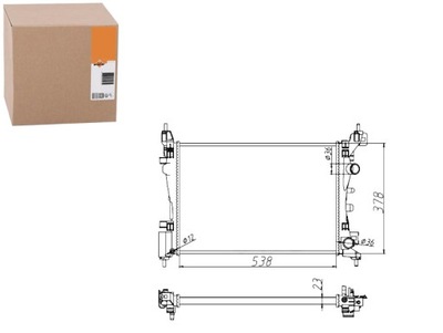 NRF RADIATEUR OPEL CORSA D 1,0-1,4 NRF - milautoparts-fr.ukrlive.com