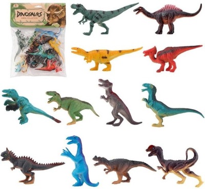 Zestaw dinozaurów 12szt