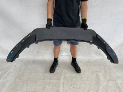 Vw polo vi r-line 09- спойлер накладка бампера перед 6r0805915f фото №1