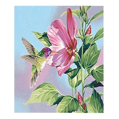 Diamond Painting 5D obraz hibiskus koliber pełny kwadratowy/okrągły krzyż