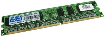 Pamięć RAM DIMM DDR1 512MB 400MHz CL3 Goodram
