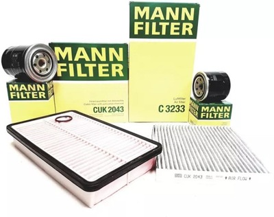 Mann набір фільтрів mazda 6 gh 2.0 2.2 mzr-cd фото №1