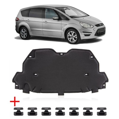 FORD S-MAX MK1 2006-14 WYGŁUSZENIE MASKI KOMPLET ZE SPINKAMI AM21U16746AA