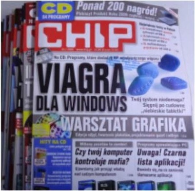 Chip czasopismo nr 1-12 z 2008 roku