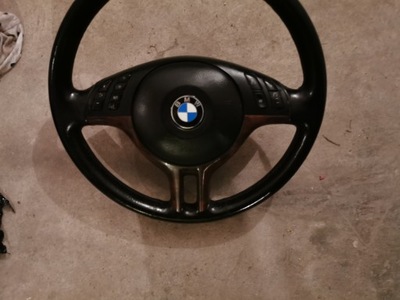 VOLANTE BMW E46 E39 X3 E83 X5 E53 M-PAQUETE CUERO MULRIFUNCIONALIDAD AIRBAG  