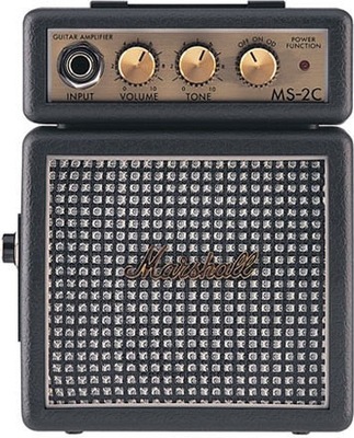 Marshall MicroAmp MS-2C Miniaturowy wzmacnicz gitarowy Na baterie