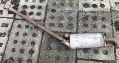 Audi a6 c4 100 гаситель средний фото №1