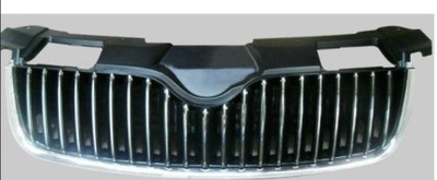 Решётка радиатора решётка радиатора перед skoda roomster praktik хром фото №1