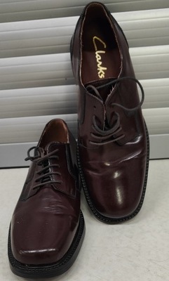 Wr) CLARKS MĘSKIE PÓŁBUTY OXFORDKI Roz.9