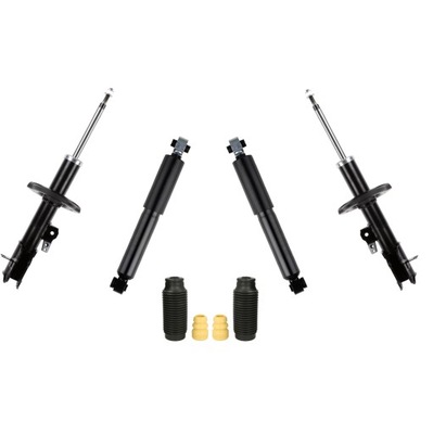 Амортизаторы перед + задняя + защита отбойники hyundai ix20 kia venga фото №1