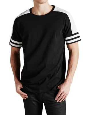 JACK JONES koszulka CORE T-SHIRT czarno biała _ L