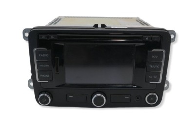 Seat leon 2 рестайлінг  12r радіо навігація navi gps 5p0035191j фото №1