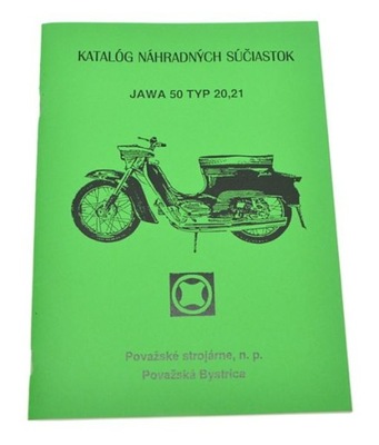 KATALOG PIEZAS DE REPUESTO JAWA 20 21 SCOOTER 48 STR CZ.1  