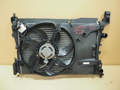Радиатор воды вентилятор corsa d punto 1.2 1.4 b фото №1