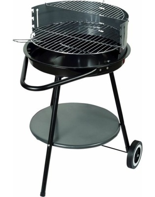 Grill węglowy MASTER GRILL 44cm MG911 z kółkami