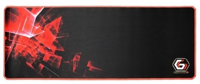 Gembird Gaming mouse pad PRO, extra large, Black/Red, Extra wide mouse pad