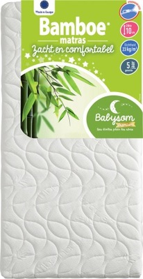Babysom - Bambusowy materac dla dziecka - 70x140 cm