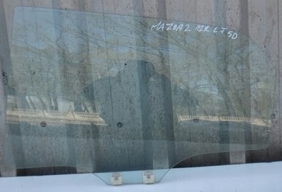 Mazda 2 ii lift 12 r скло бічна двері ліва задня фото №1