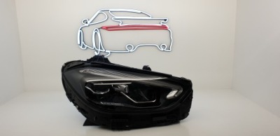 Mercedes w206 a2069066204 led performance фара правый  европа фото №1