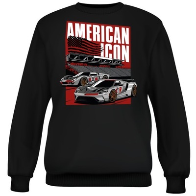 BLUZA GT AMERICAN ICON NADRUK