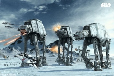 Star Wars Gwiezdne Wojny Bitwa o Hoth - plakat 91,