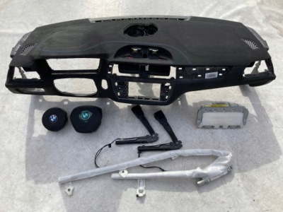 Bmw f20 f82 m2 панель приладів консоль панель приладів шкіра подушка безпеки ремені pas подушки безпеки !! фото №1