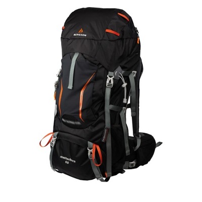 Plecak turystyczny Bergson Matterhorn 60L Black Czarny