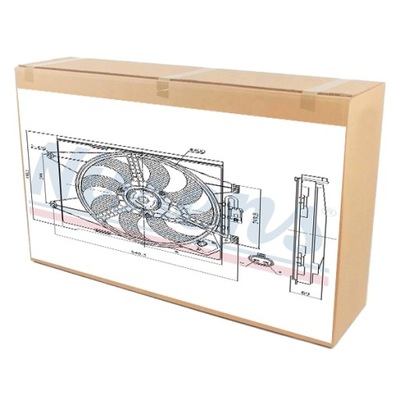 Вентилятор радіатора do abarth 500 595 695 1.4 фото №1