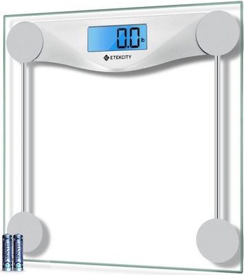 Etekcity EB4074C Waga łazienkowa szklana do 180kg
