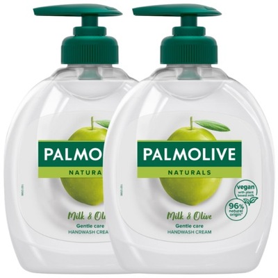 Palmolive Naturals Milk & Olive Mydło w Płynie do Mycia Rąk 2x300ml