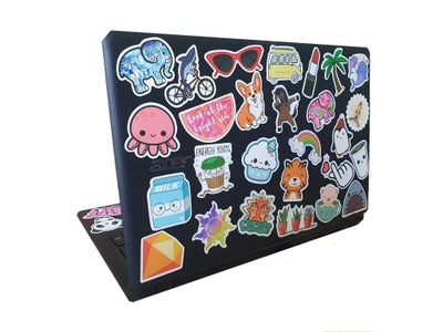 FUNNY MIX WLEPY NA LAPTOPA NAKLEJKI STICKER 50szt