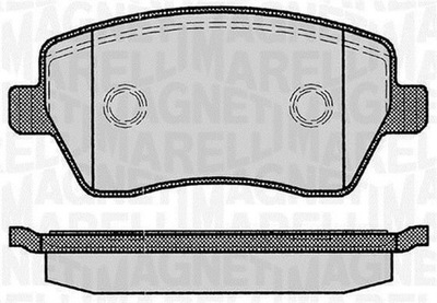 MAGNETI MARELLI 363916060347 JUEGO ZAPATAS  