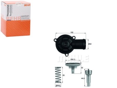 Behr термостат seat cordoba 1.2 6l2 фото №1