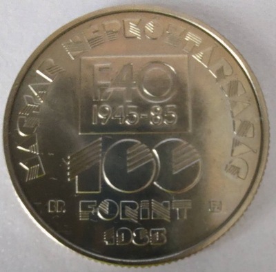 1395 - Węgry 100 forintów, 1985