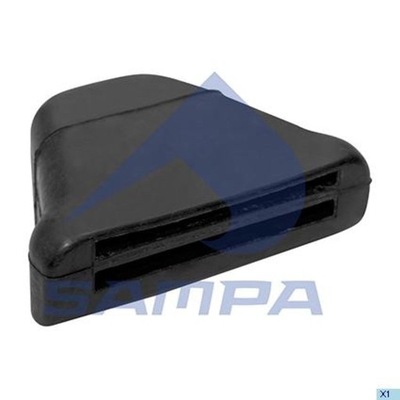 Сайлентблок рессора mercedes 46x134x94 sampa фото №1