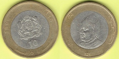 Maroko 10 Dirham 1995 r.