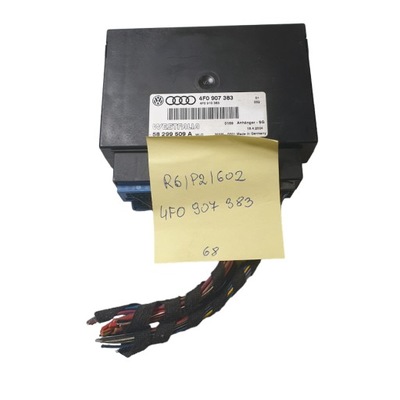 Модуль блок управления фаркоп 4f0907383 audi a6 c6 фото №1
